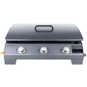 Plancha pe gaz Naterial cu 3 arzatoare 64 x 38 cm